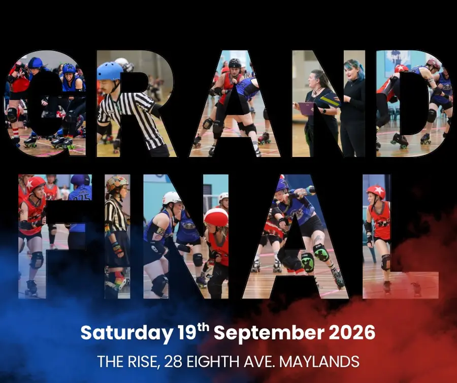 Poster for WA Roller Derby Grand Final 2026